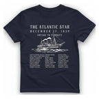 The Atlantic Star T-Shirt - Heather Navy front