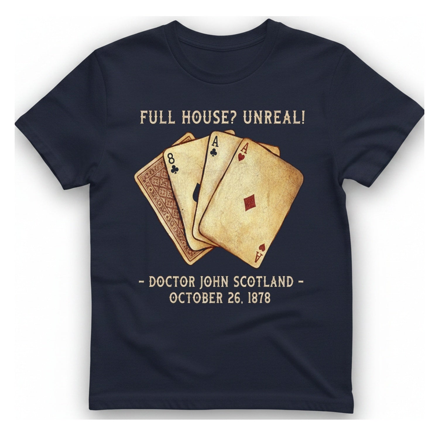 Full House Unreal T-Shirt - Heather Navy front