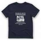 Franklin Arctic Expedition Escape Room T-Shirt - Heather Navy front