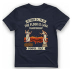 October Ad The Floor Is T-Shirt - Heather Navy front