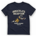 Immaculate Reception T-Shirt - Heather Navy front