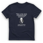 Madison Constitution Deadline T-Shirt - Heather Navy front