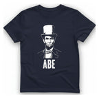 Abe Lincoln T-Shirt - Heather Navy front