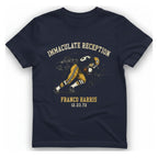 Immaculate Reception Franco Harris T-Shirt - Heather Navy front