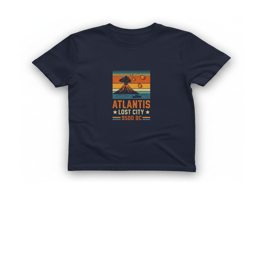 Atlantis Lost City T-Shirt - Heather Navy front