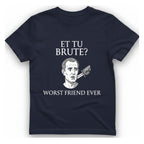Et Tu Brute T-Shirt - Heather Navy front