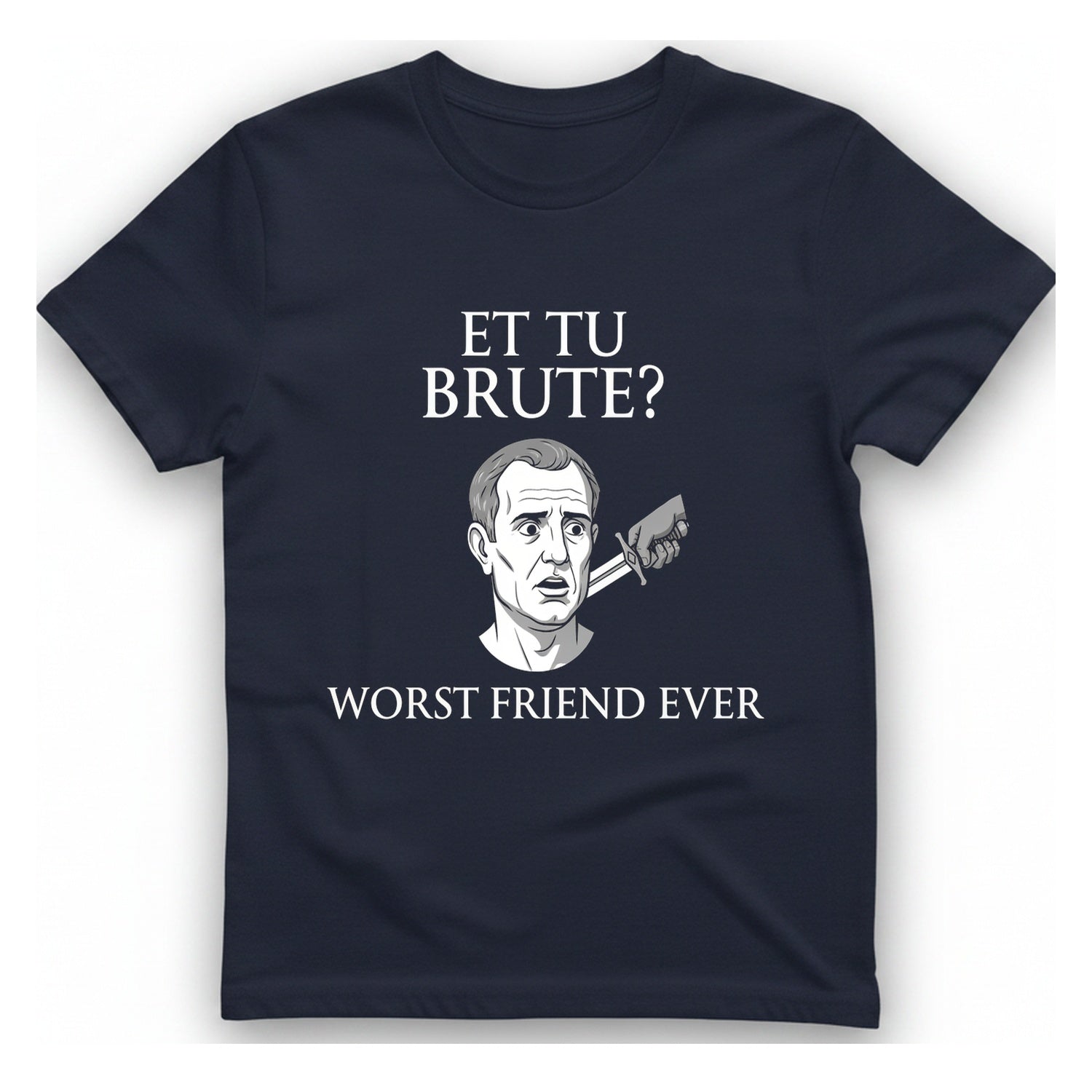 Et Tu Brute T-Shirt - Heather Navy front