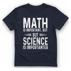 Science Is Importanter T-Shirt - Heather Navy front