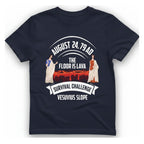Vesuvius Lava Challenge T-Shirt - Heather Navy front