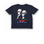 Too Cool For British Rule T-Shirt - Heather Navy front