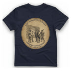 Lost Harbor Settlement T-Shirt - Heather Navy front