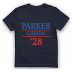 Parker Gibson T-Shirt - Heather Navy front