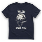 Valor Stand Firm T-Shirt - Heather Navy front
