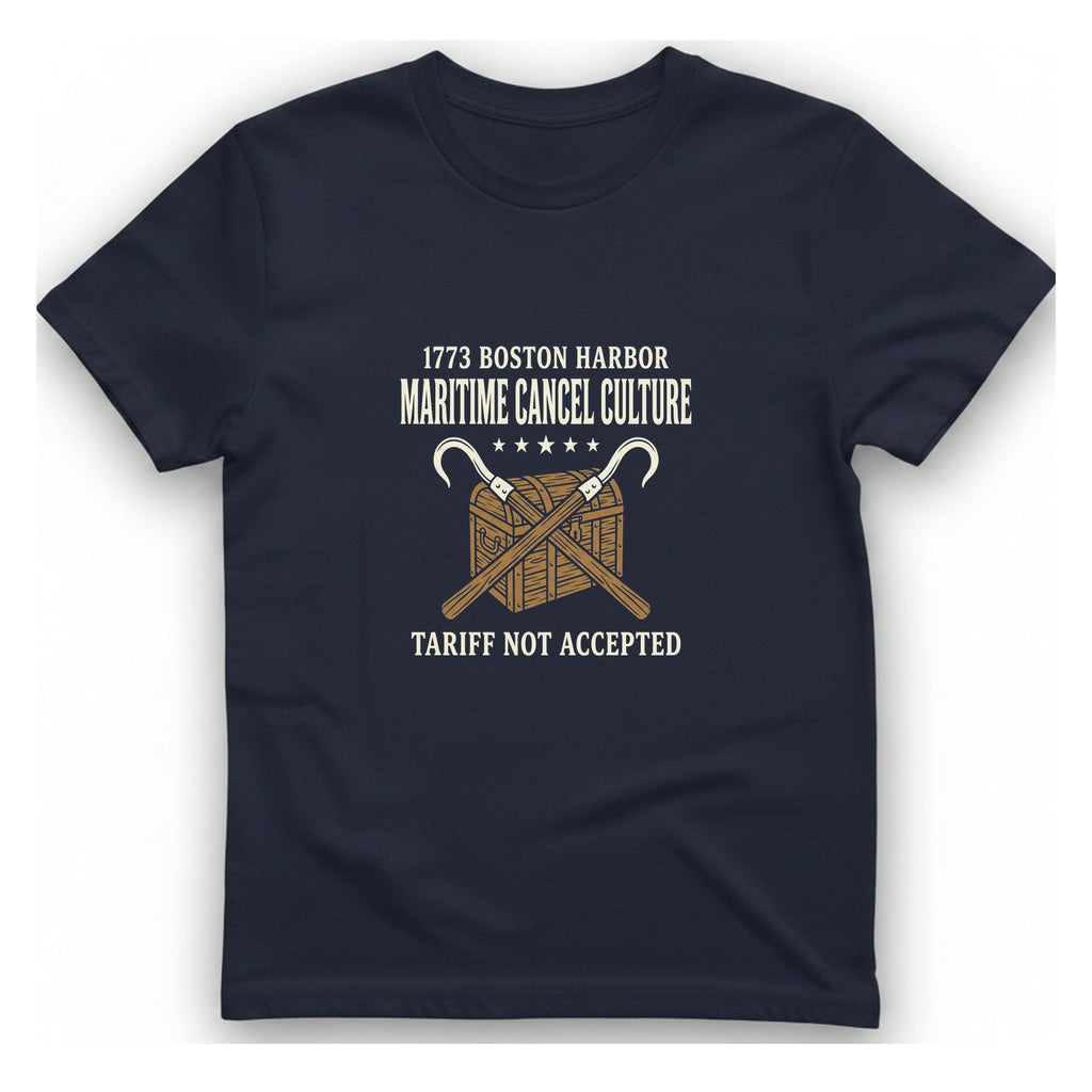 Maritime Cancel Culture T-Shirt - Heather Navy front