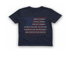 We The People of The T-Shirt - Heather Navy front