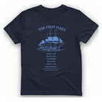 First Fleet Navigation Act T-Shirt - Heather Navy front