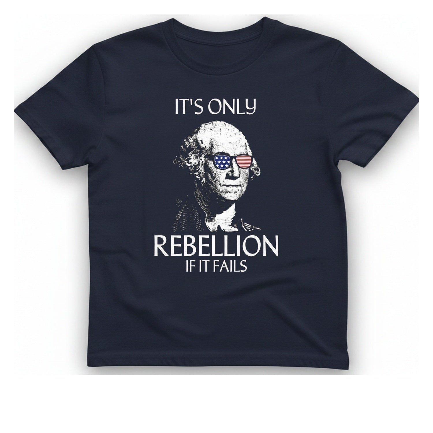 Rebellion If It Fails T-Shirt - Heather Navy front