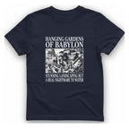Hanging Gardens Landscaping T-Shirt - Heather Navy front