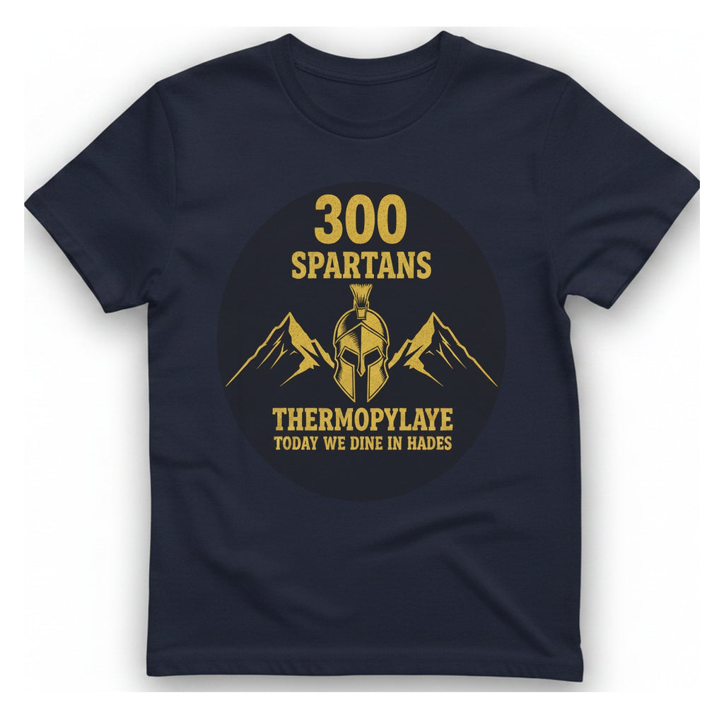 Spartans Thermopylae T-Shirt - Heather Navy front