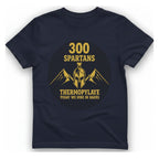 Spartans Thermopylae T-Shirt - Heather Navy front