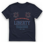 Happy 250Th Birthday Liberty T-Shirt - Heather Navy front