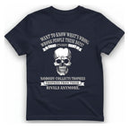 Trophies From Rivals T-Shirt - Heather Navy front