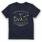 Continental Militia Two Fires Cowpens T-Shirt - Heather Navy front