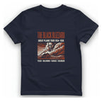 Black Blizzard Dust Tour T-Shirt - Heather Navy front