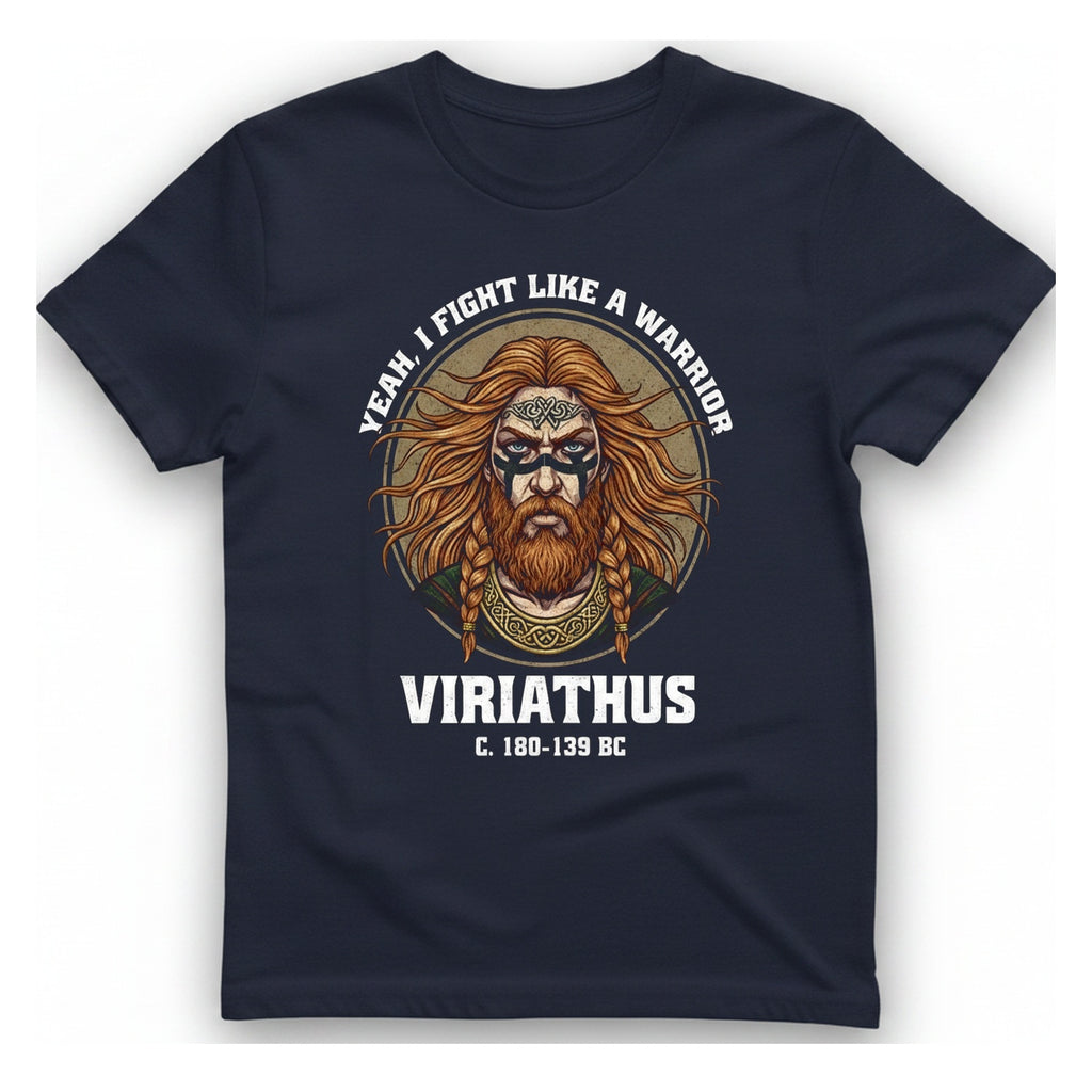 Viriathus Warrior T-Shirt - Heather Navy front