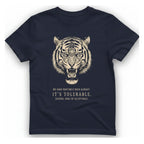 It Tolerable Tiger T-Shirt - Heather Navy front