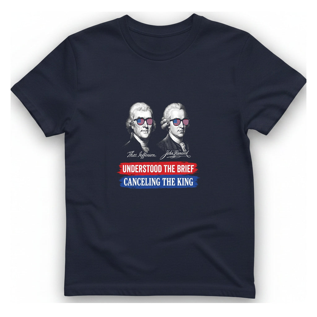 Jefferson Hancock Canceling The King T-Shirt - Heather Navy front