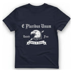 E Pluribus Unum T-Shirt - Heather Navy front