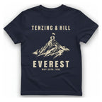 Everest First Ascent T-Shirt - Heather Navy front