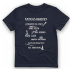 Famous Righties T-Shirt - Heather Navy front