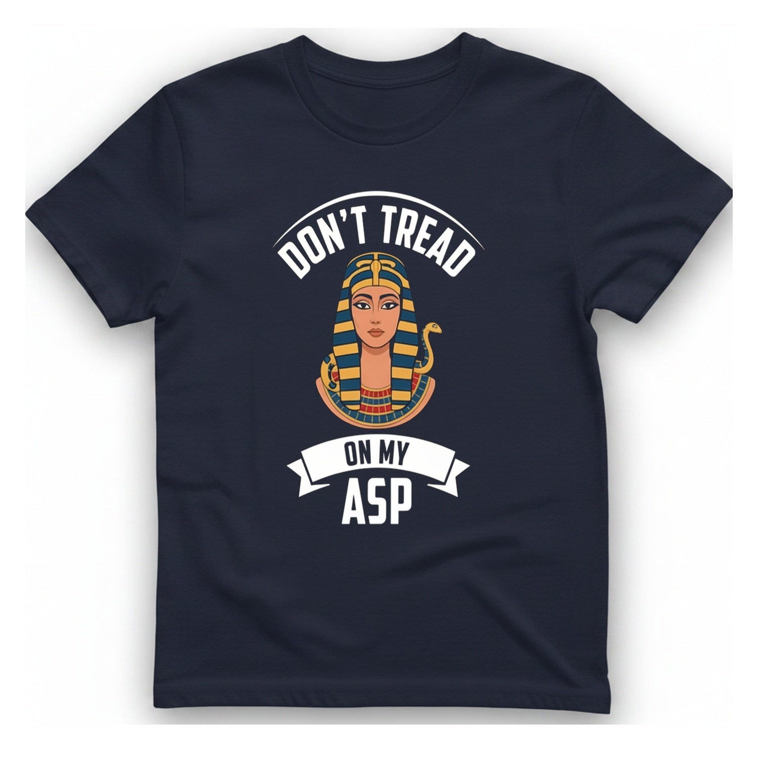 Cleopatra Asp T-Shirt - Heather Navy front