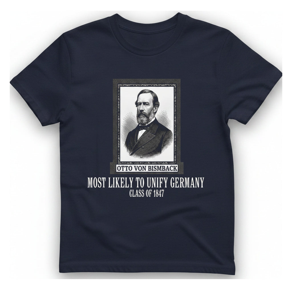 Unify Germany Bismback T-Shirt - Heather Navy front