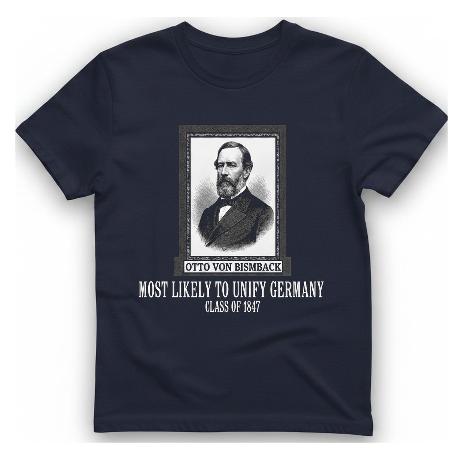 Unify Germany Bismback T-Shirt - Heather Navy front