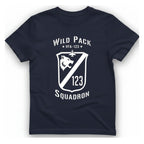 Wild Pack Vfa Squadron T-Shirt - Heather Navy front