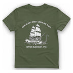 Davy Jones Locker T-Shirt - Military Green front