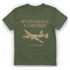 B Liberator Bomber T-Shirt - Military Green front