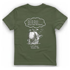 Leif Erikson Don'T Be Round T-Shirt - Military Green front