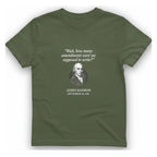 Madison Bill of Rights Deadline T-Shirt - Military Green front