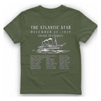 The Atlantic Star T-Shirt - Military Green front