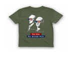 Too Cool For British Rule T-Shirt - Military Green front