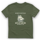 Battle of Lake Erie T-Shirt - Military Green front