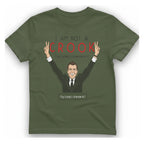 Not A Crook T-Shirt - Military Green front