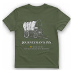 Journeyman Inn T-Shirt - Military Green front