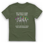 Four Horsemen Birthday Party T-Shirt - Military Green front