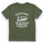 Whites of Their Eyes Bunker T-Shirt - Military Green front