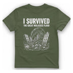 Great Molasses Flood T-Shirt - Military Green front